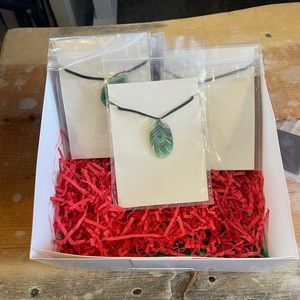 Fun handmade peacocks 🦚 necklaces